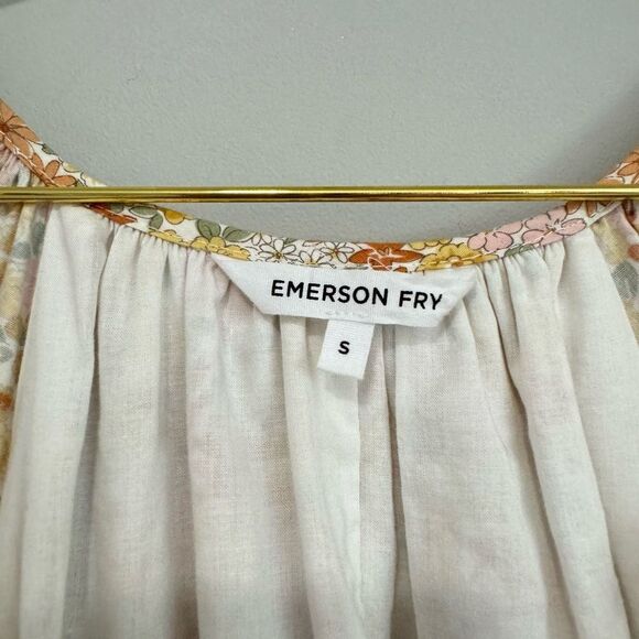 Emerson Fry Rakel Floral Maxi Puff Sleeve Dress - Picture 4 of 7